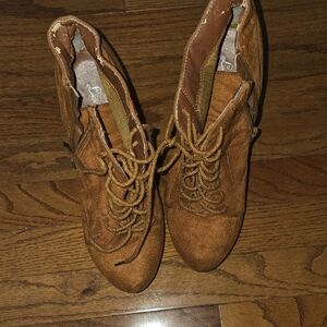Brown Suede Women's Shoes